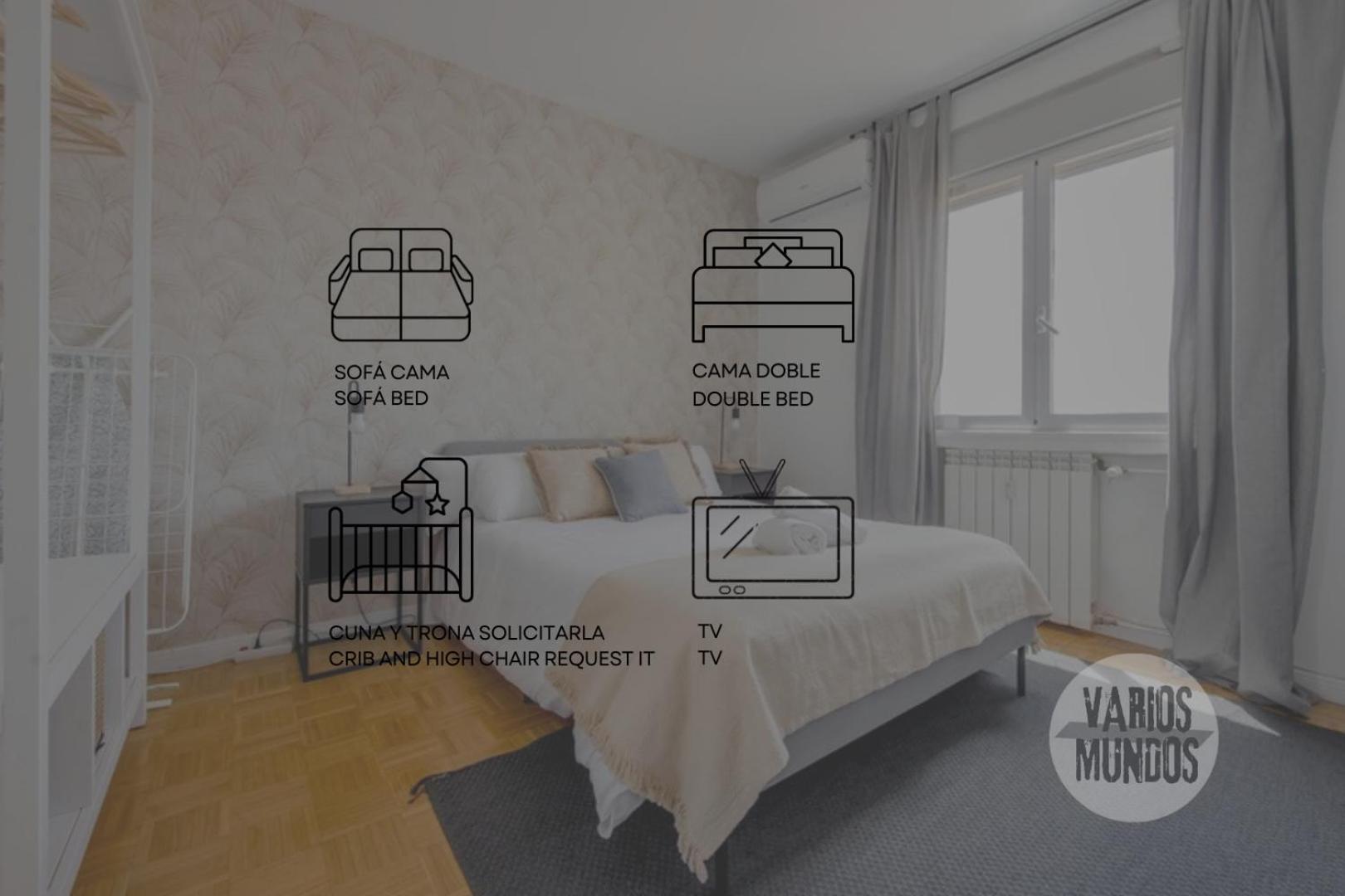 New Apt Para 7Pax En El Corazon De Madrid-Centro מראה חיצוני תמונה
